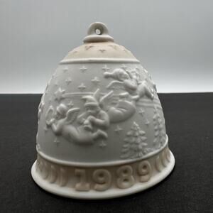 lladro 1989 ornament LLADRO CHRISTMAS BELL COLLECTOR'S SOCIETY  LTD